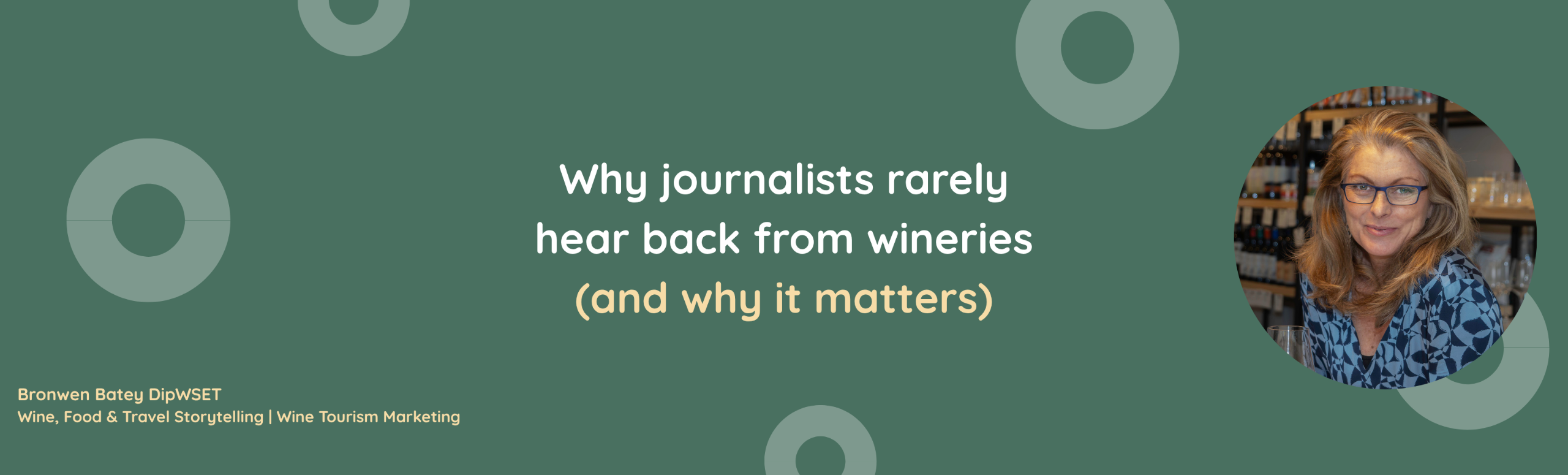 Why Journalists rarely hear back from wineries